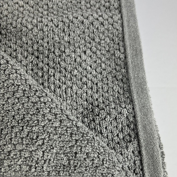 Ecoexistence Oversized Bath Towels Set of 2 Gray eco-melange Cotton 30 x 58 NEW - Picture 6 of 7